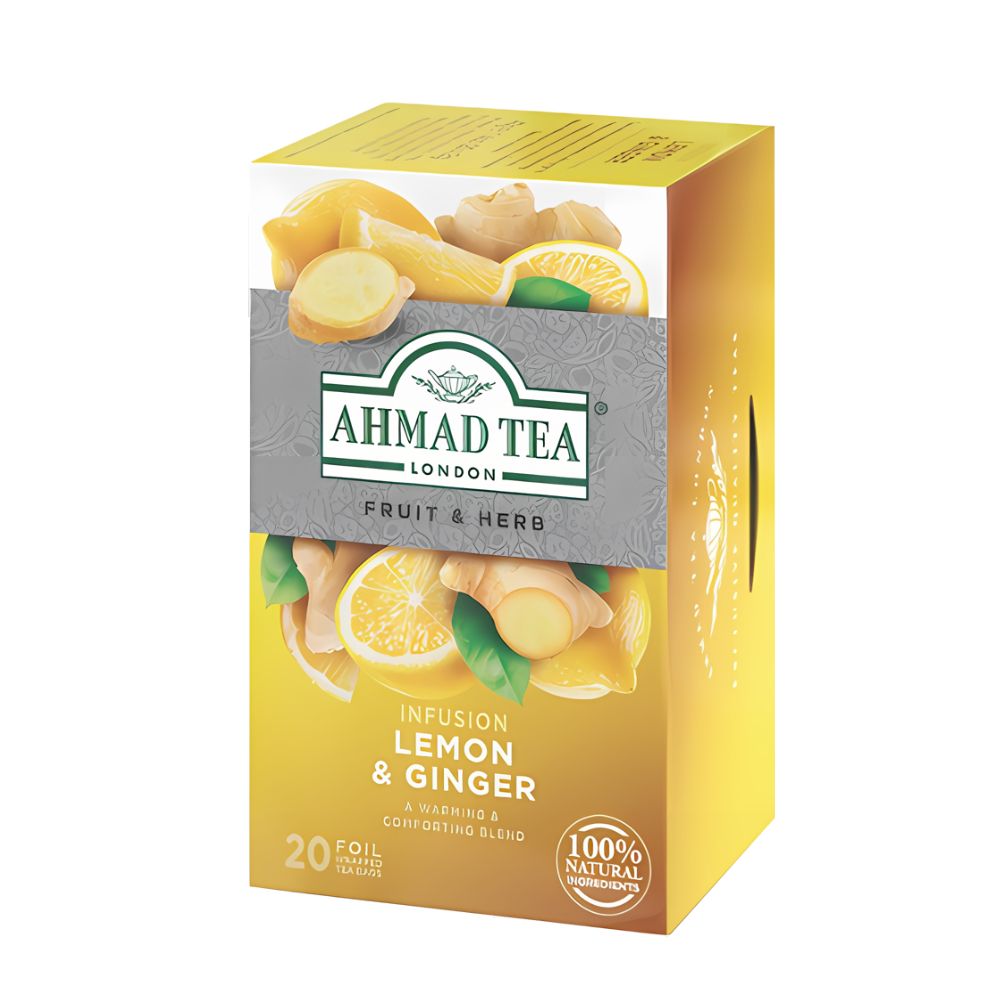 Ahmad Lemon and Ginger Tea Bags