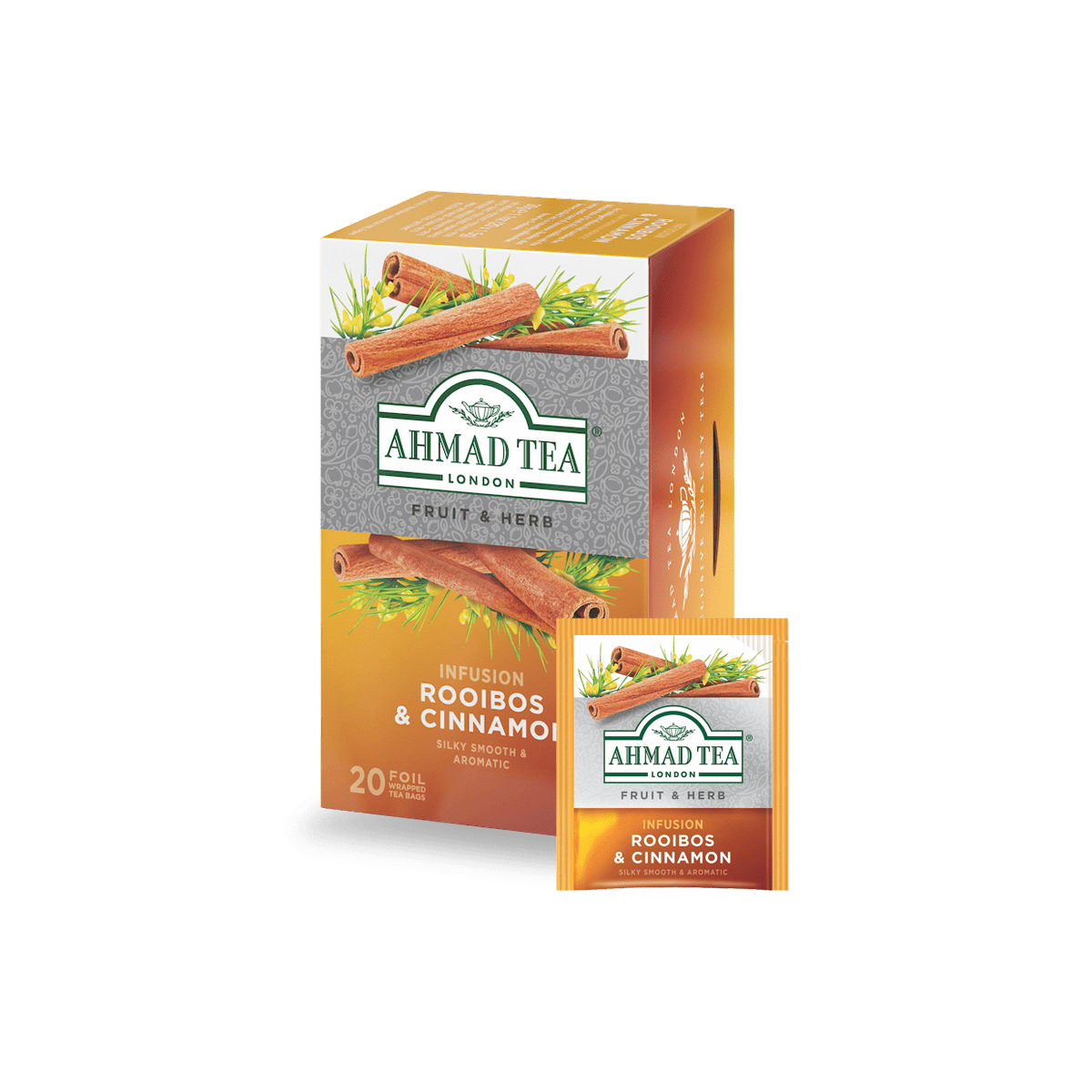 Ahmad Rooibos and Cinnamon Tea Bags