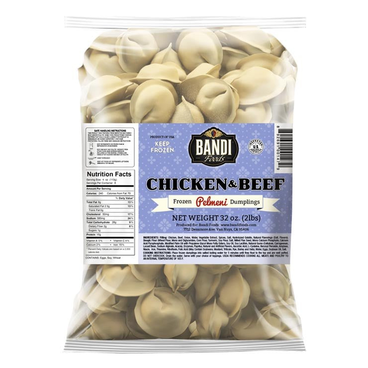 Bandi Chicken and Beef Pelmeni