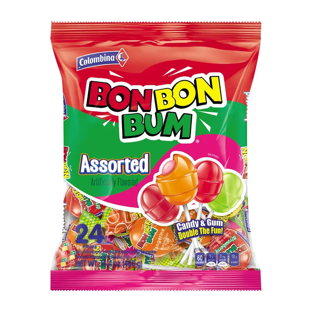 Colombina Bon Bon Bum Lollipops