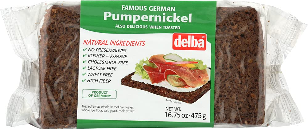 Delba Pumpernickel Bread