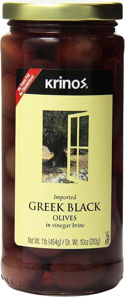 Krinos Greek Black Olives