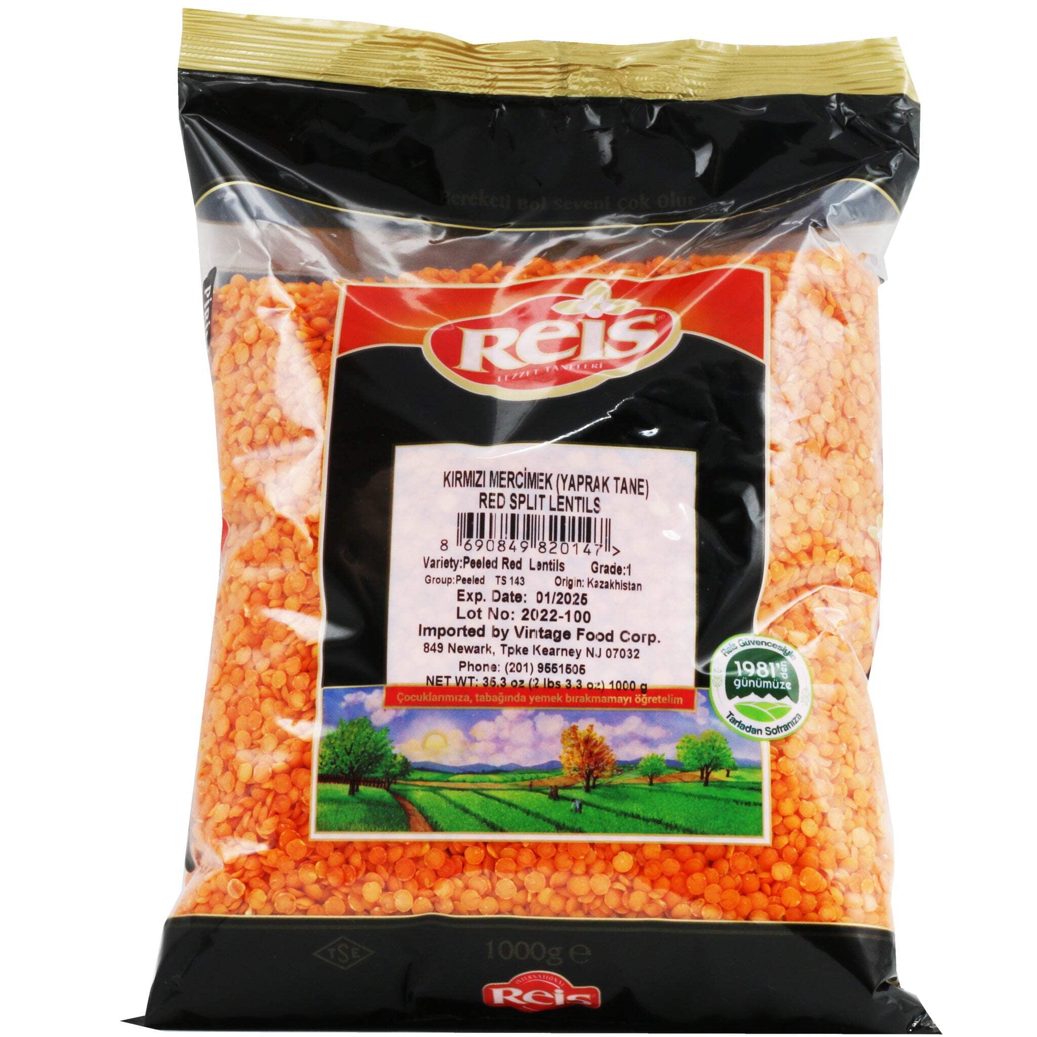 Reis Red Split Lentils