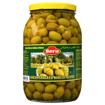 Sera Green Cracked Olives