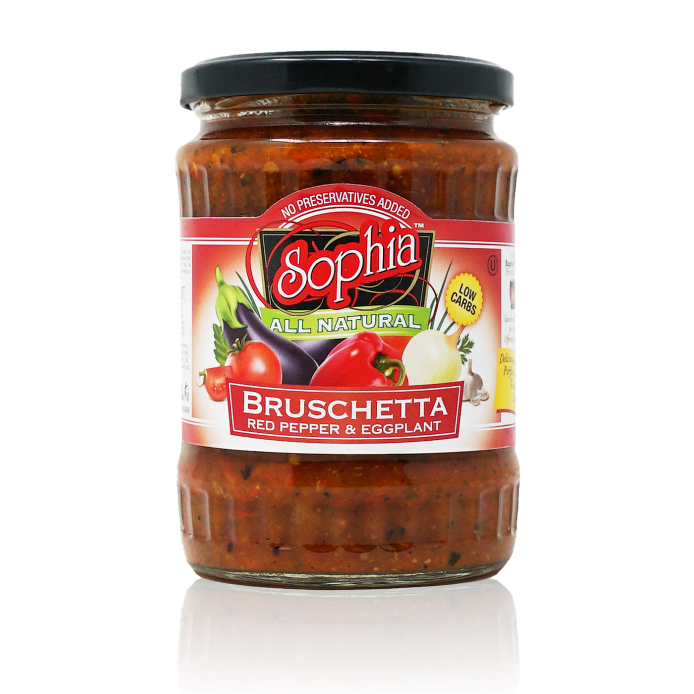 Sophia Red Pepper Eggplant Bruschetta