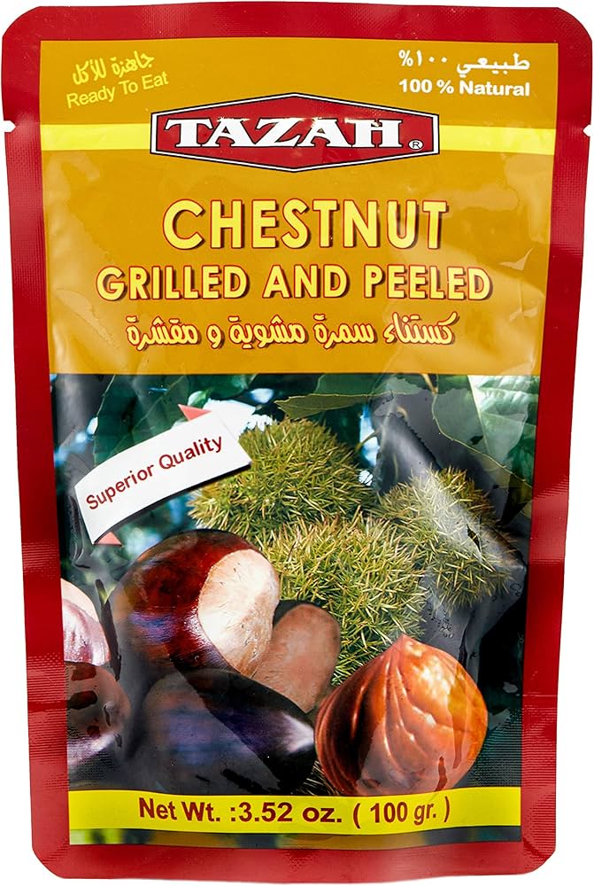Tazah Grilled And Peeled Chestnuts